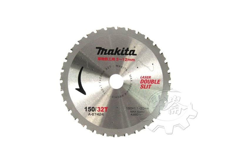 ＊中崙五金【附發票】牧田 6"(150mm)金屬鎢鋼鋸片 A-67424 適DCS551Z DCS553 FMCS-0