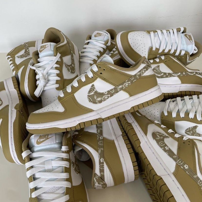 Nike Dunk Low "Barley Paisley" 大麥茶變形蟲