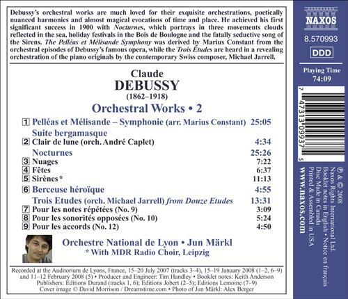【CD】《Debussy: Orchestral Works》Vol. 2