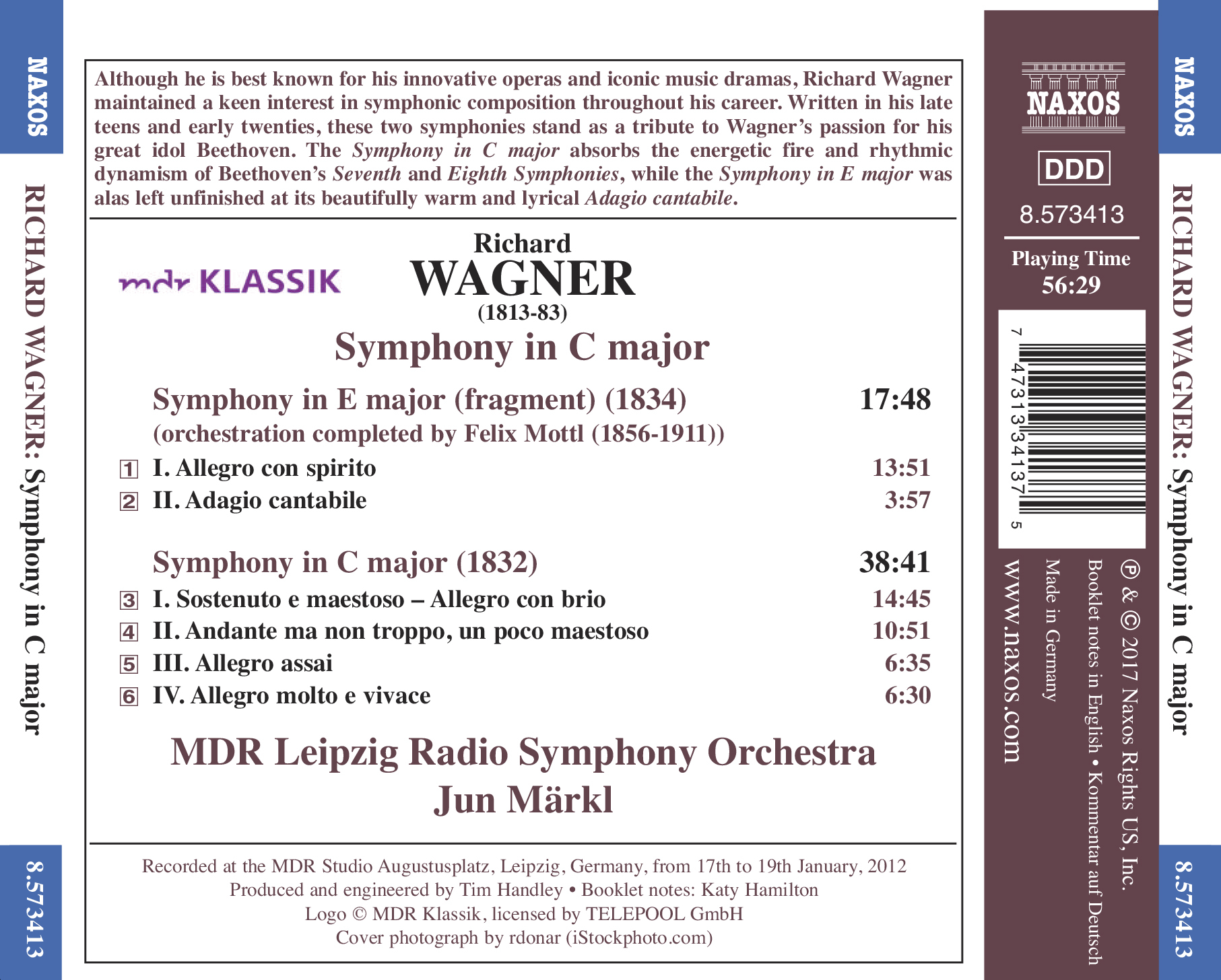 【CD】《Wagner: Symphony in C Major》