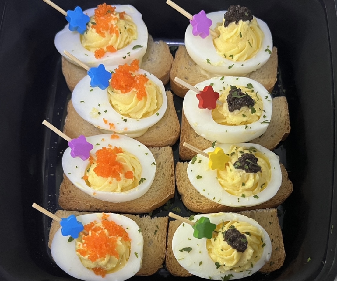 蟹⼦松露釀蛋 (8件)