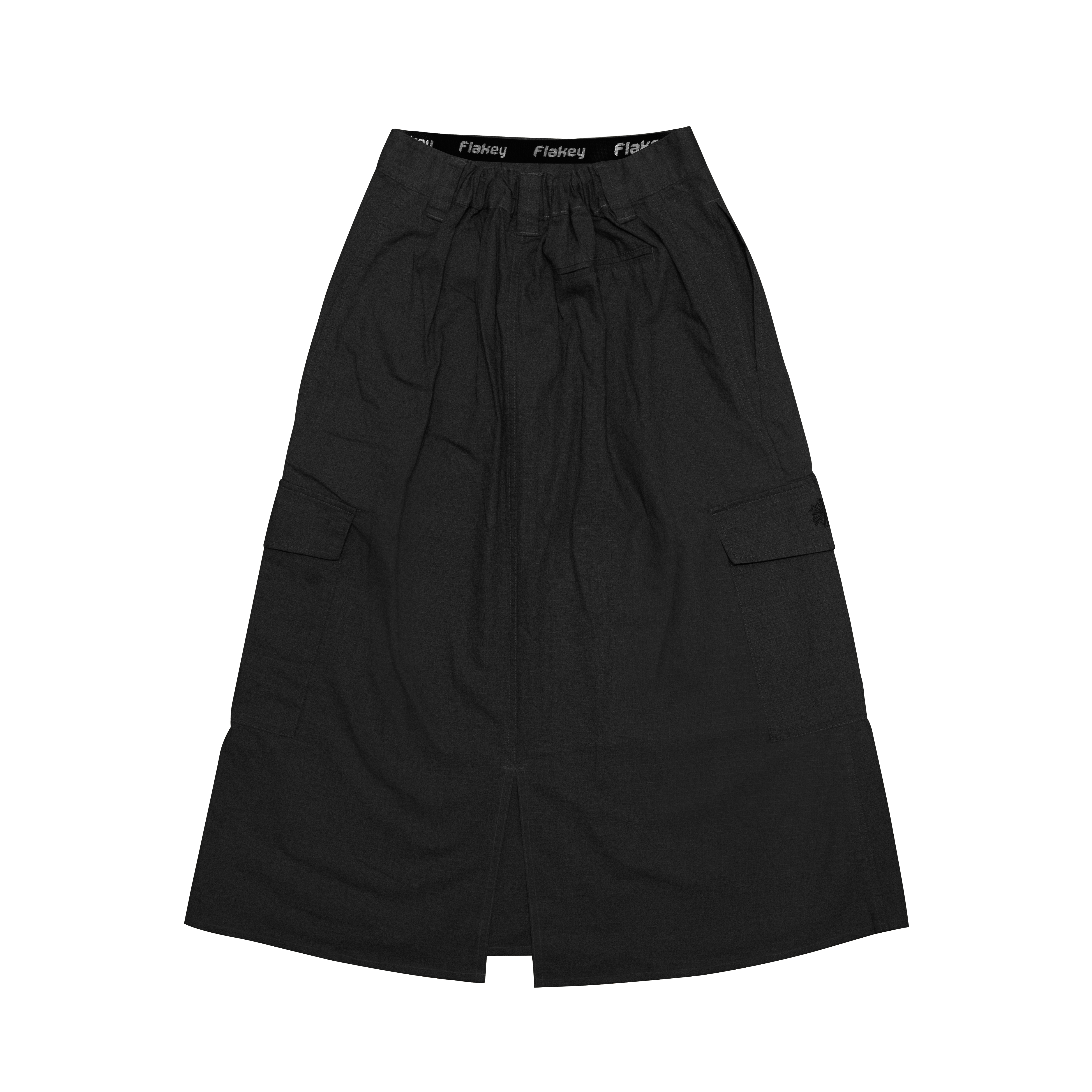 山系極黑拼布長裙 (女裝)