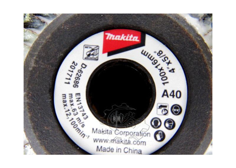 ＊中崙五金【附發票】Makita 牧田 100mm #40 金屬 塑料用 可彎曲砂布輪 D-62686 蝶式砂布輪