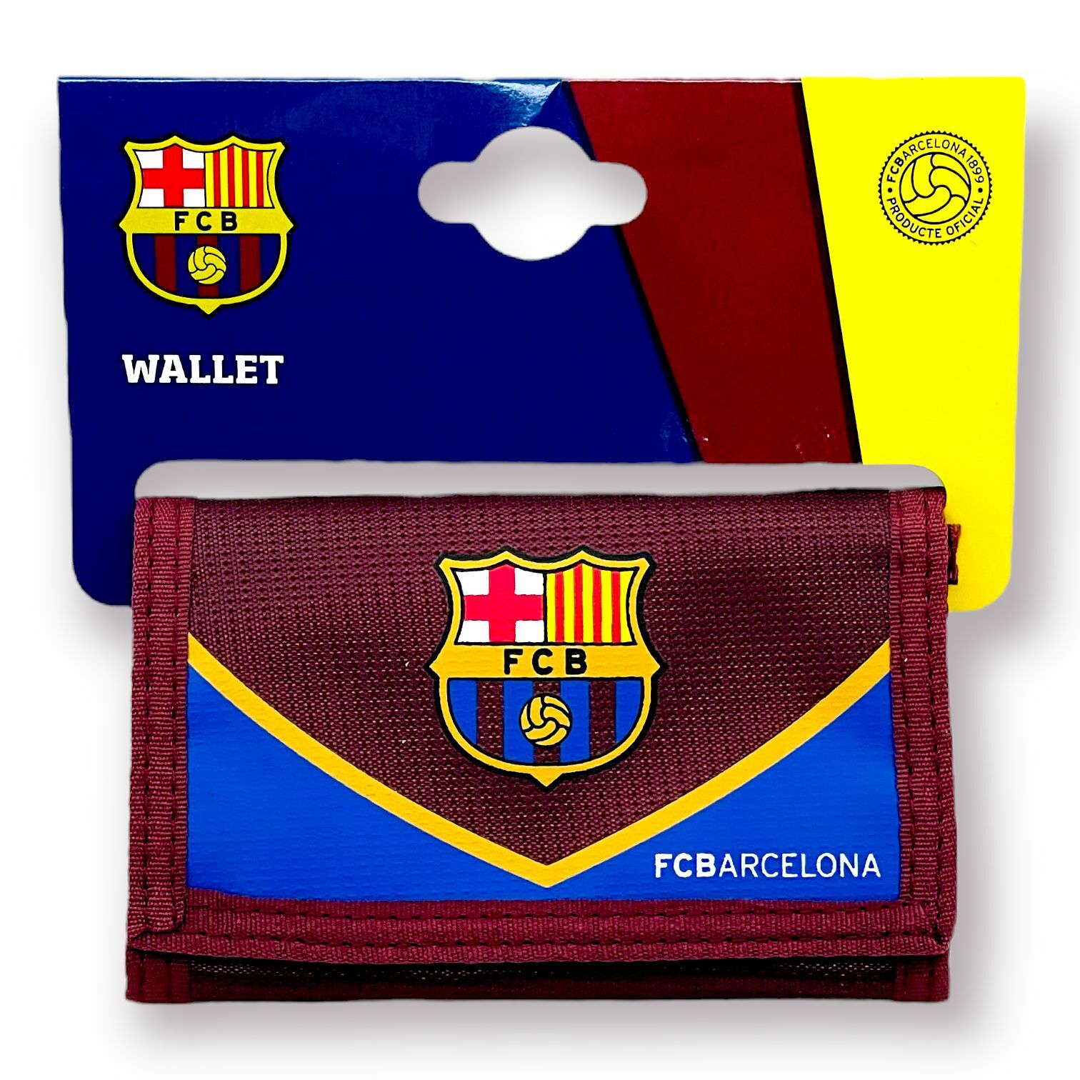 巴塞隆拿藍紅中間會徽運動銀包