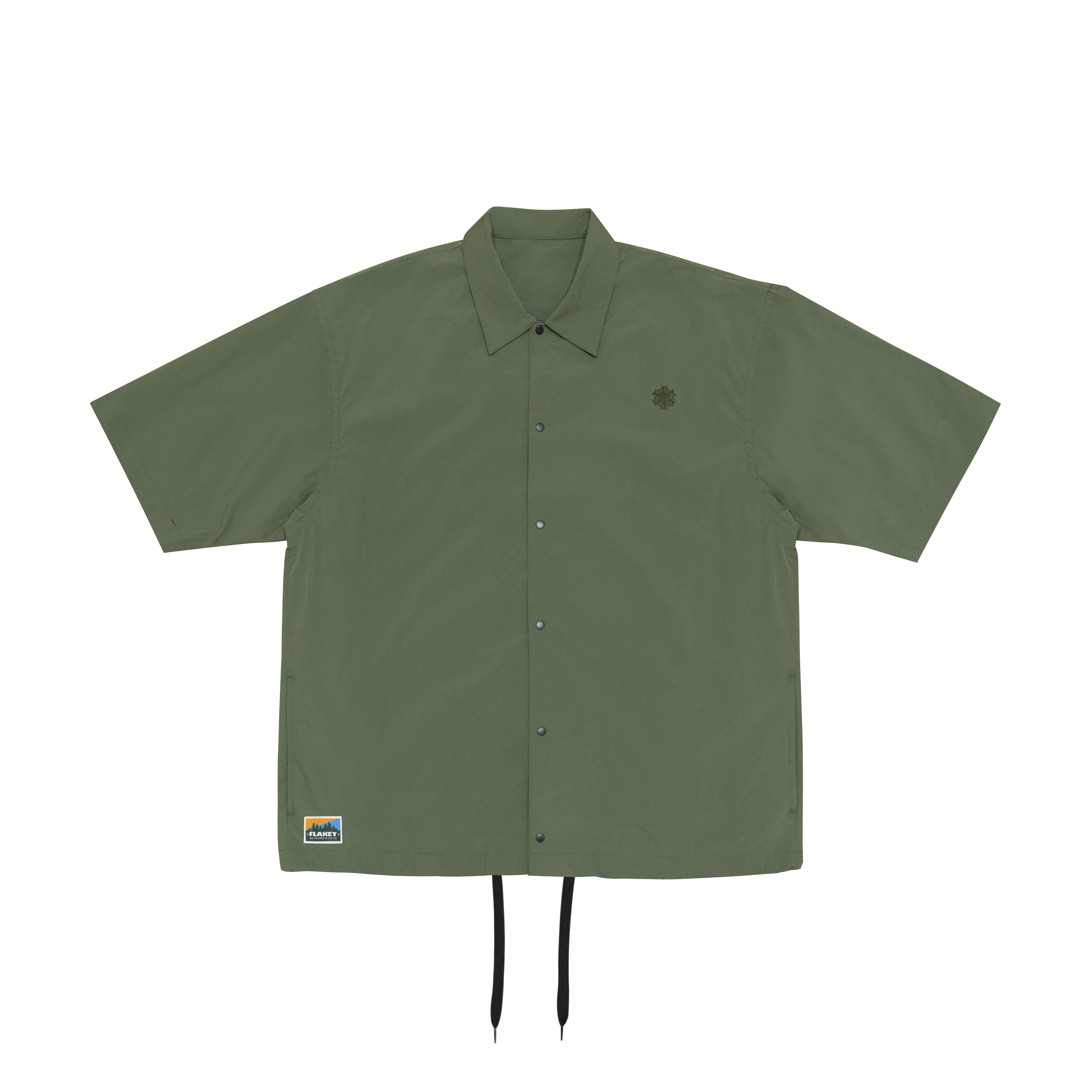 山系軍綠襯衫外套 (中性)