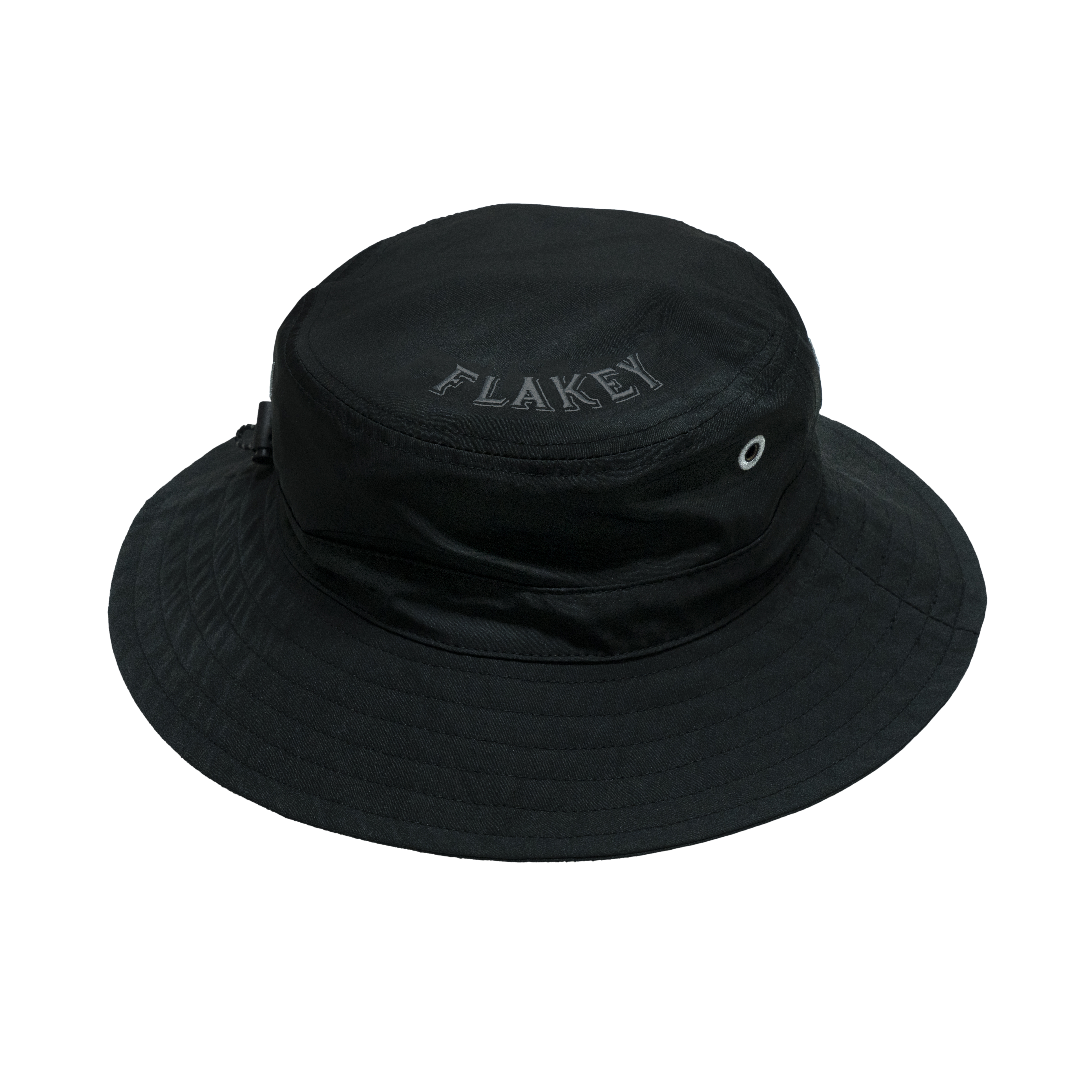 山系極黑漁夫帽(帶帽繩) (中性)