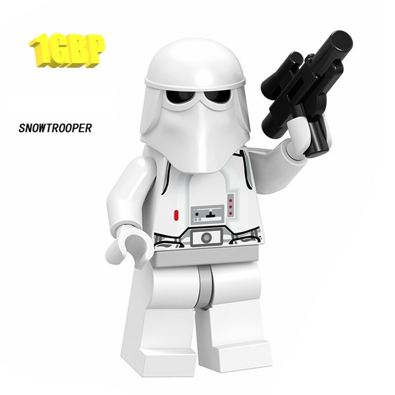 1GBP Special Offer: Snowtrooper Star Wars Custom Minifigures Fit Lego C030
