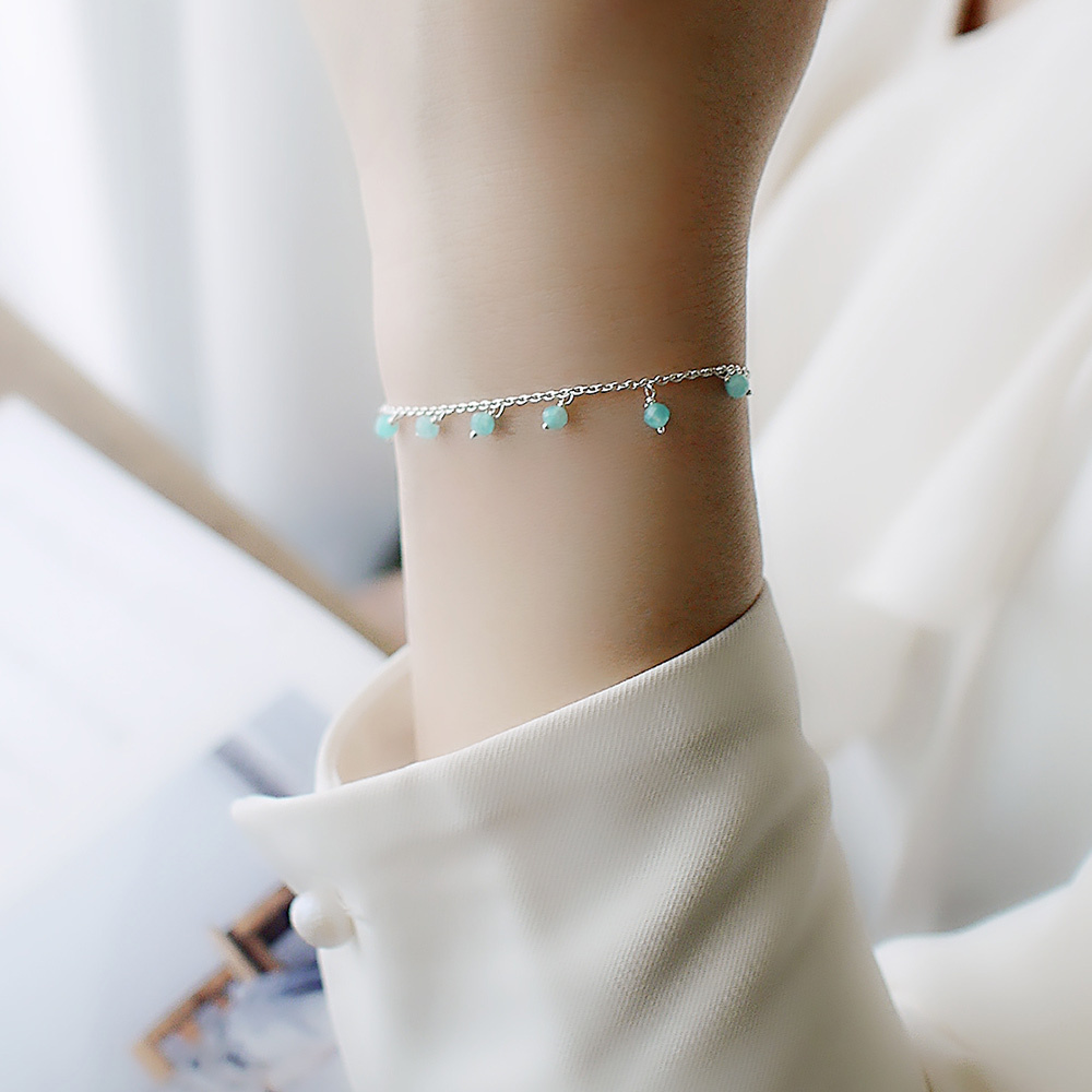 遇見安徒生純銀手鍊(天河石)/SB029