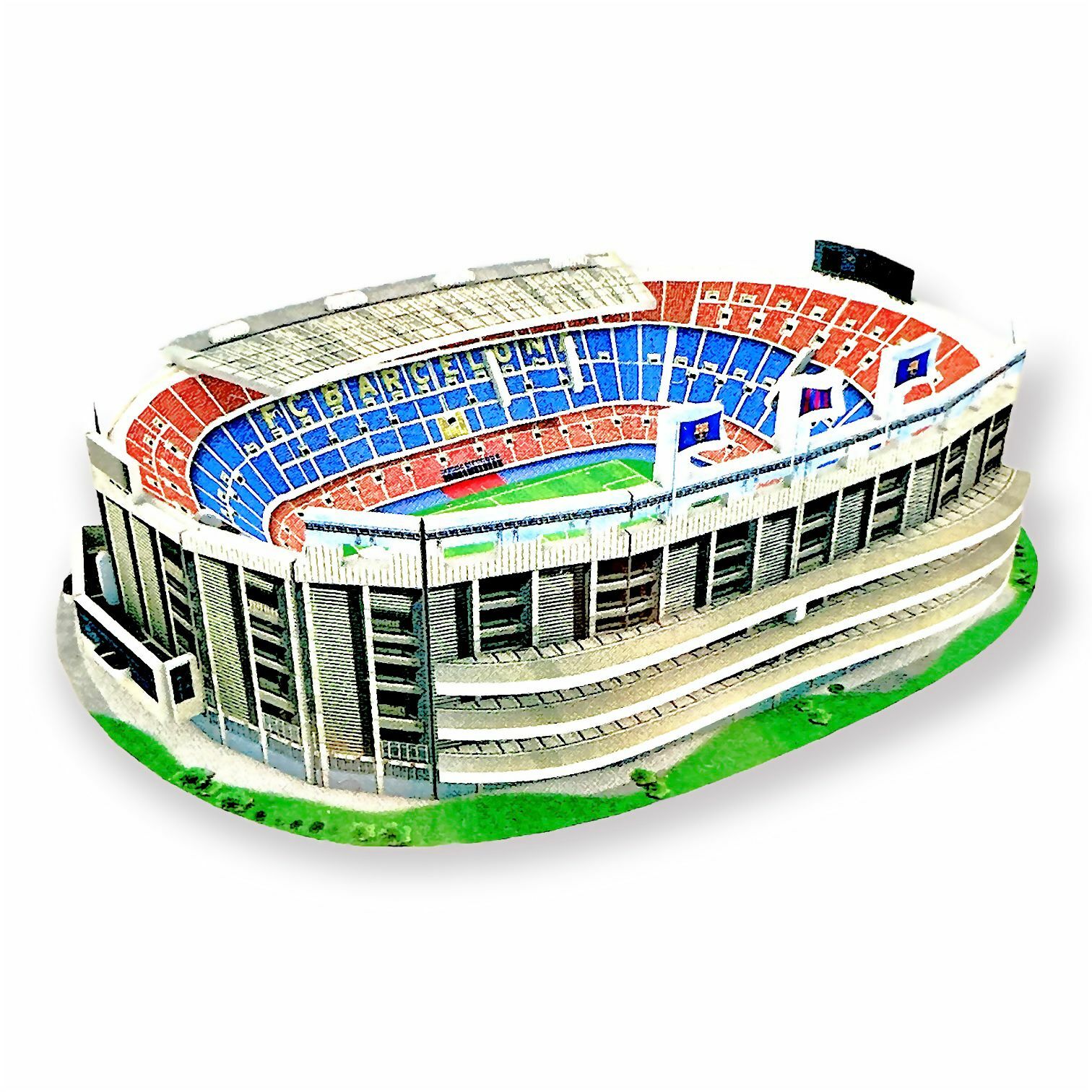 巴塞隆拿3D立體魯營球場拼圖(迷你)