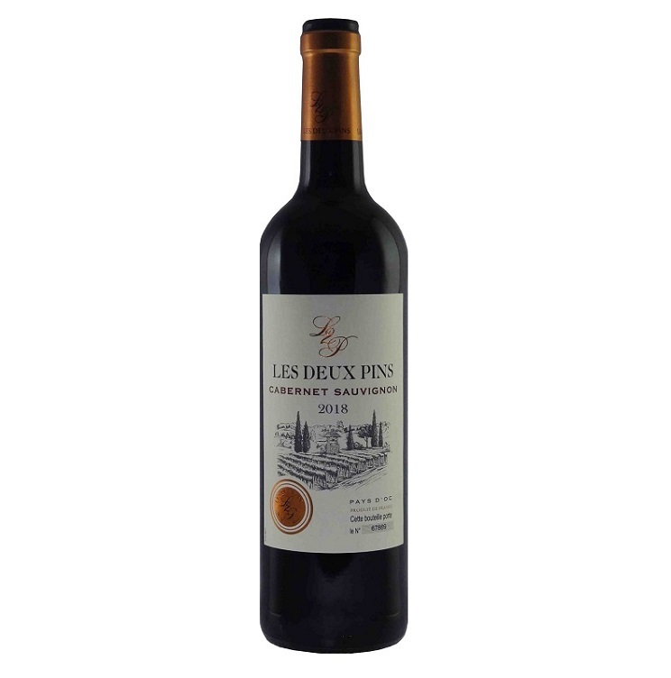 Les Deux Pins - 法國雷督赤霞珠紅酒13%