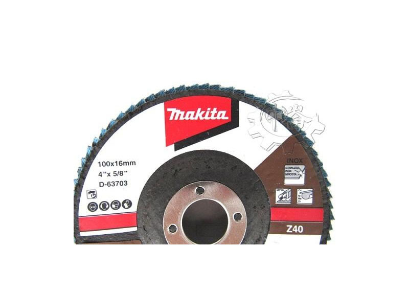 ＊中崙五金【附發票】Makita 牧田 100mm #40 不鏽鋼用 砂布輪 D-63703 蝶式砂布輪