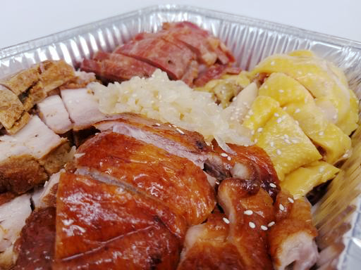 中華燒味拼盤 共2kg (玫瑰豉油雞、明爐燒鴨、蜜汁叉燒、脆皮燒腩仔、海蜇)