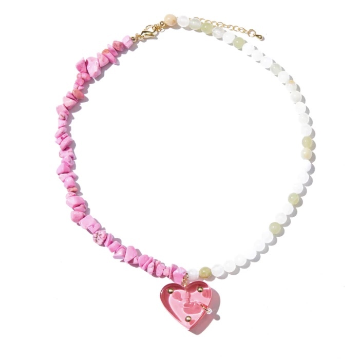 美國 Snack Break // Rocky Heart Necklace
