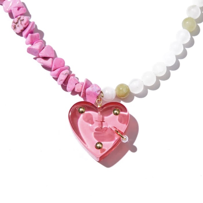 美國 Snack Break // Rocky Heart Necklace