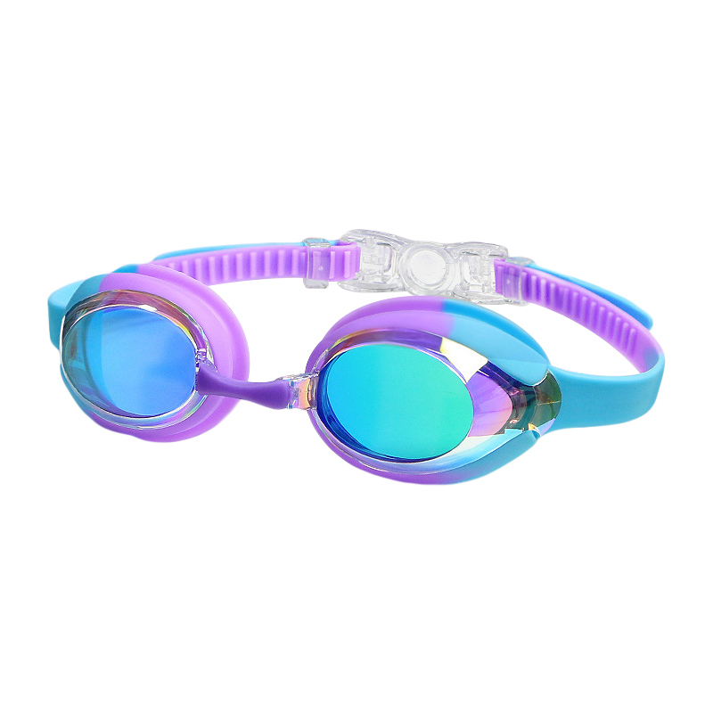 EASY-FIT 鍍膜泳鏡 (3-8歲) - 紫/淺藍