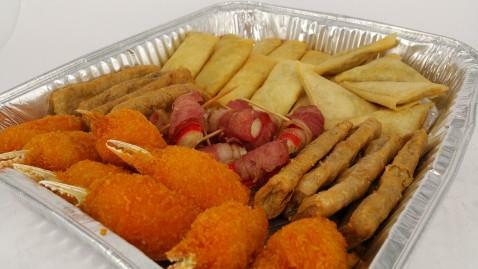 超值拼盤B 共40件(D7)(迷你春卷仔、迷你咖喱角、越南豬肉春卷、魚肉春卷、吉列炸蟹鉗)