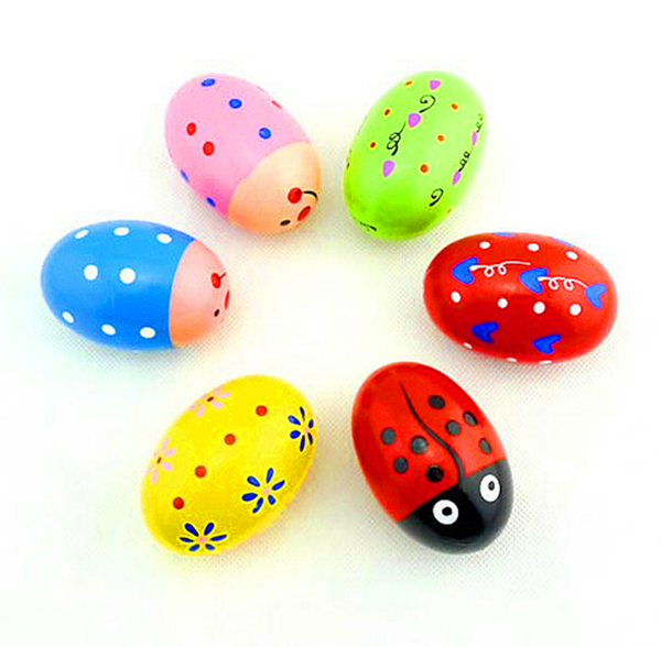 奧爾夫音樂器木制彩色沙蛋 M1655