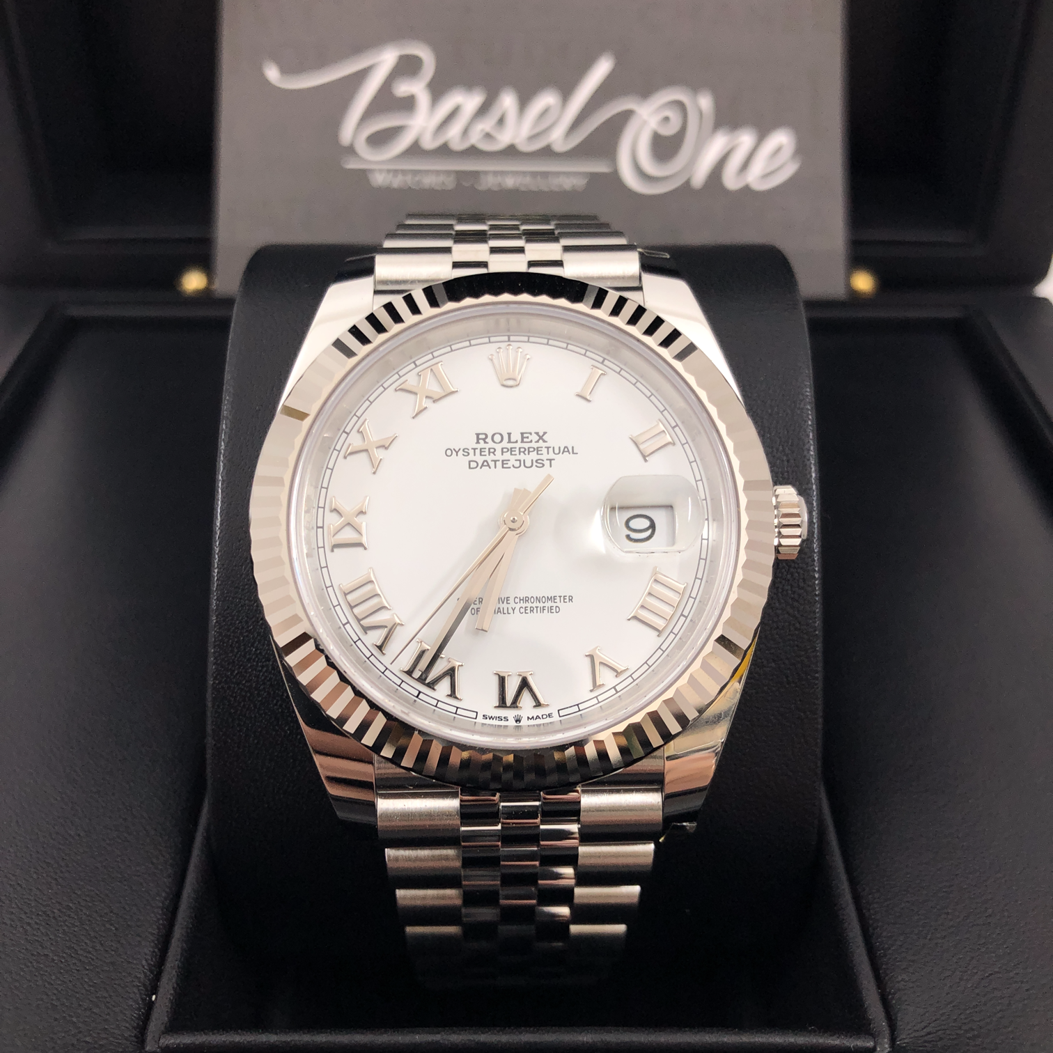 BRAND NEW ROLEX 126334 WHITE DIAL DATEJUST INDEX 41mm JUBILEE STRAP STAINLESS STEEL
