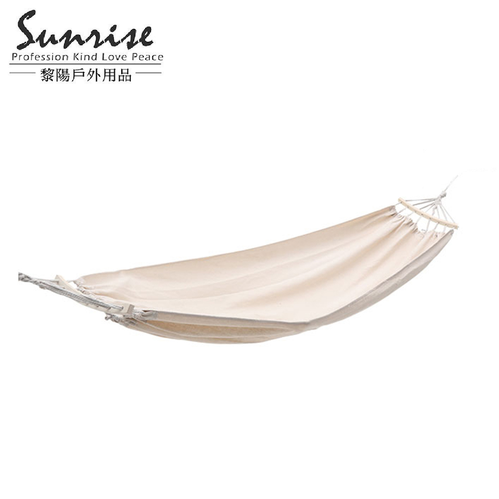 木質休閒吊床 (白卡其) 戶外/野營/露營 65CBZHAMMOCK