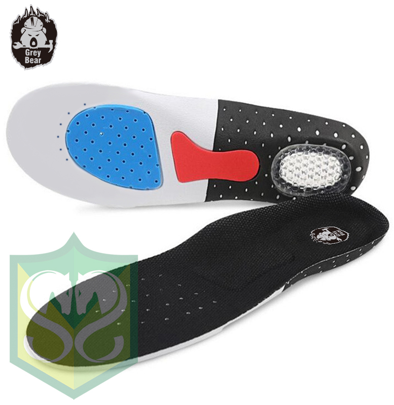GreyBear 3D Arch Support Shock Absorbing Pressure Relief Insole