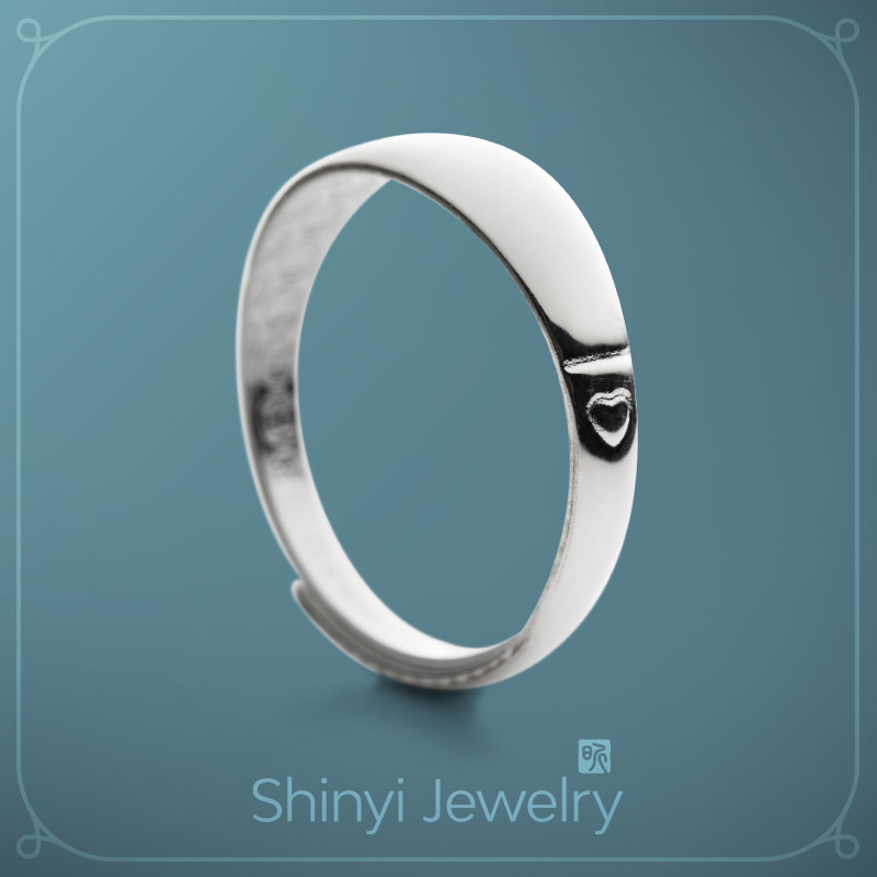 前途光明990足銀戒