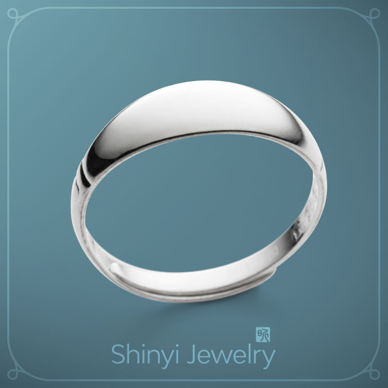 前途光明990足銀戒