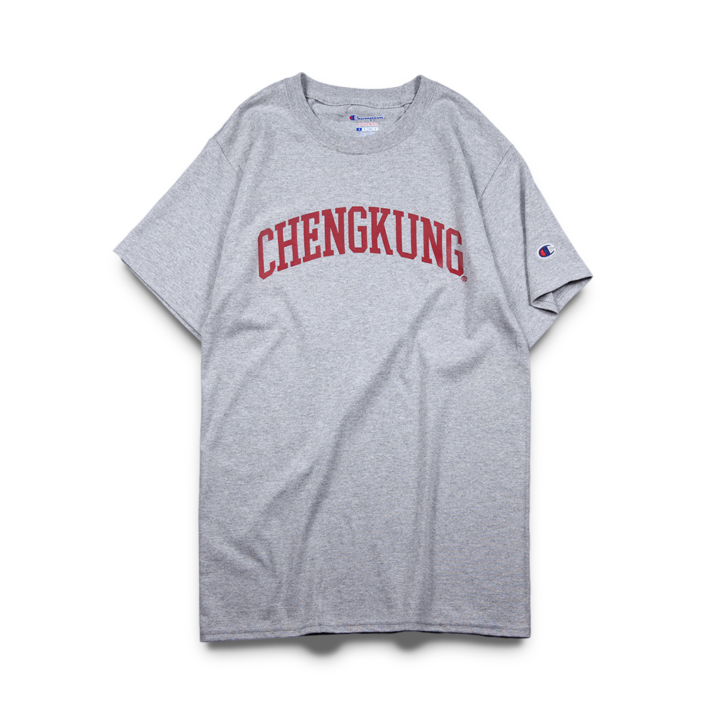 Champion® 成功大學 NCKU 經典校名款 T-Shirt - (灰色)