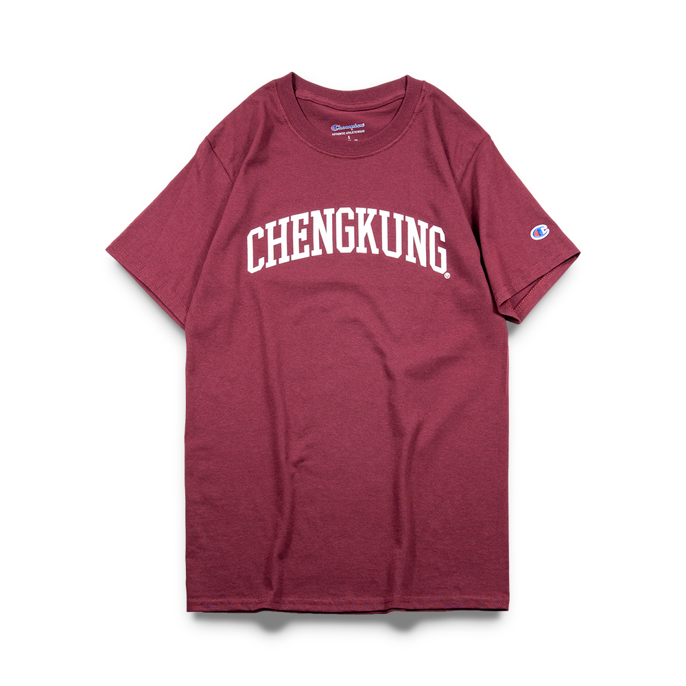 Champion® 成功大學 NCKU 經典校名款 T-Shirt - (酒紅色)