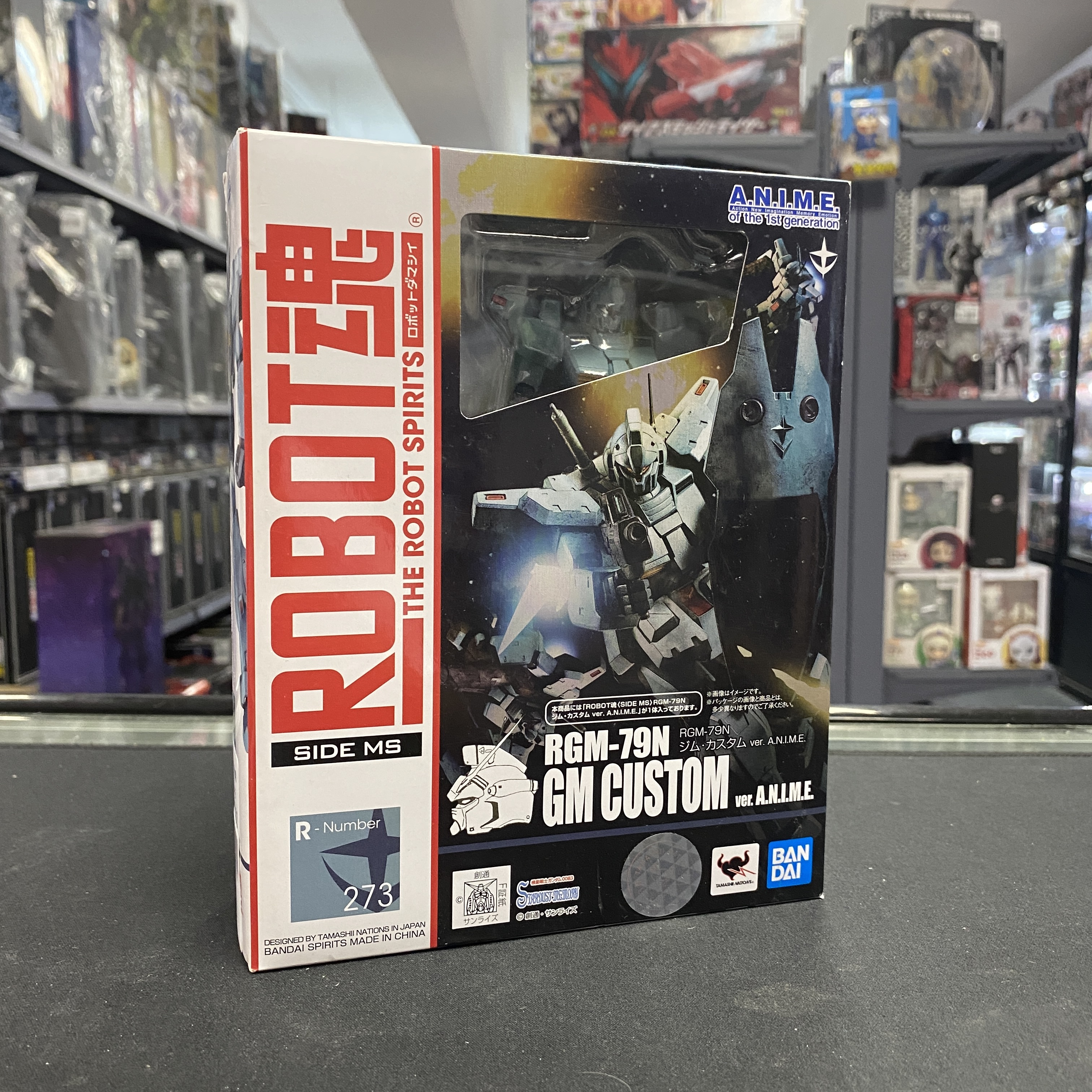 寄賣 GUNDAM-Robot魂 273 RGM-79N GM Custom ver A.N.I.M.E.