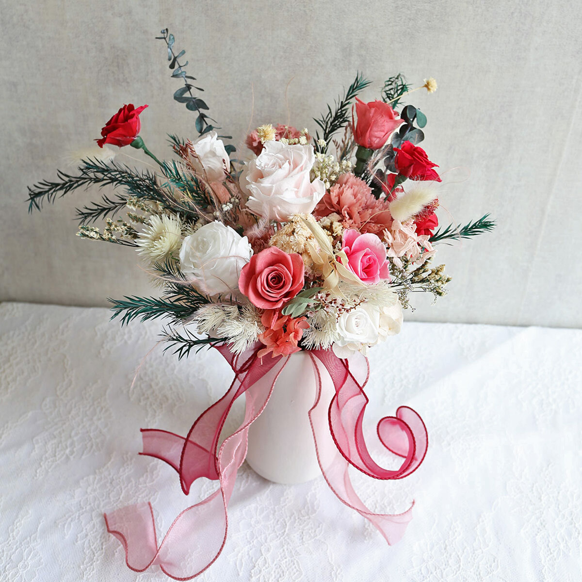 NO10｜桃粉色系新娘捧花