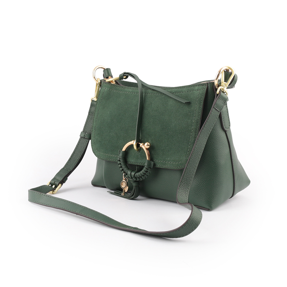 【SEE BY CHLOE】JOAN SMALL 肩背/斜背包(大理石綠)