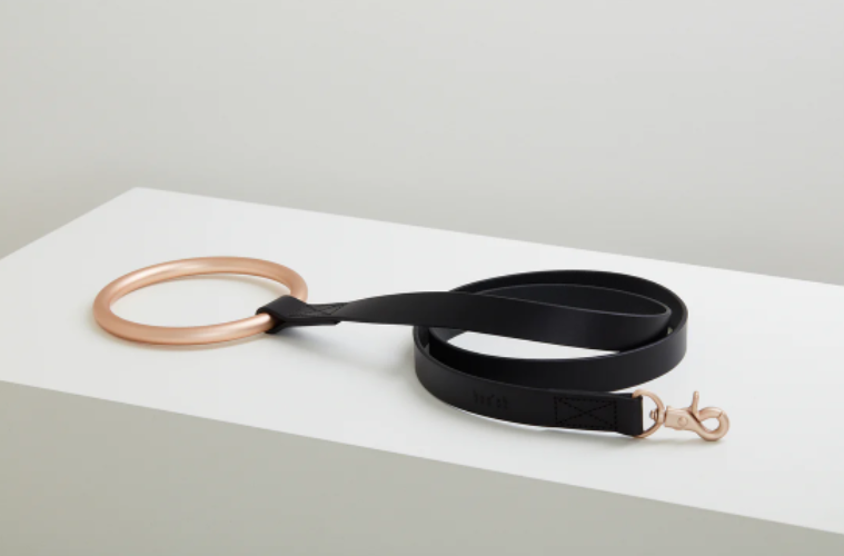 Boo Oh - LUMI LEASH - Gold + Black