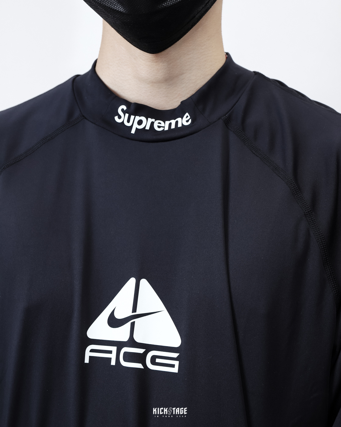 Supreme x Nike ACG Jersey 黑色 吸濕排汗 長袖 內搭 健身 透氣 慢跑 休閒長TEE【DN3262-010】NIKEXSUP