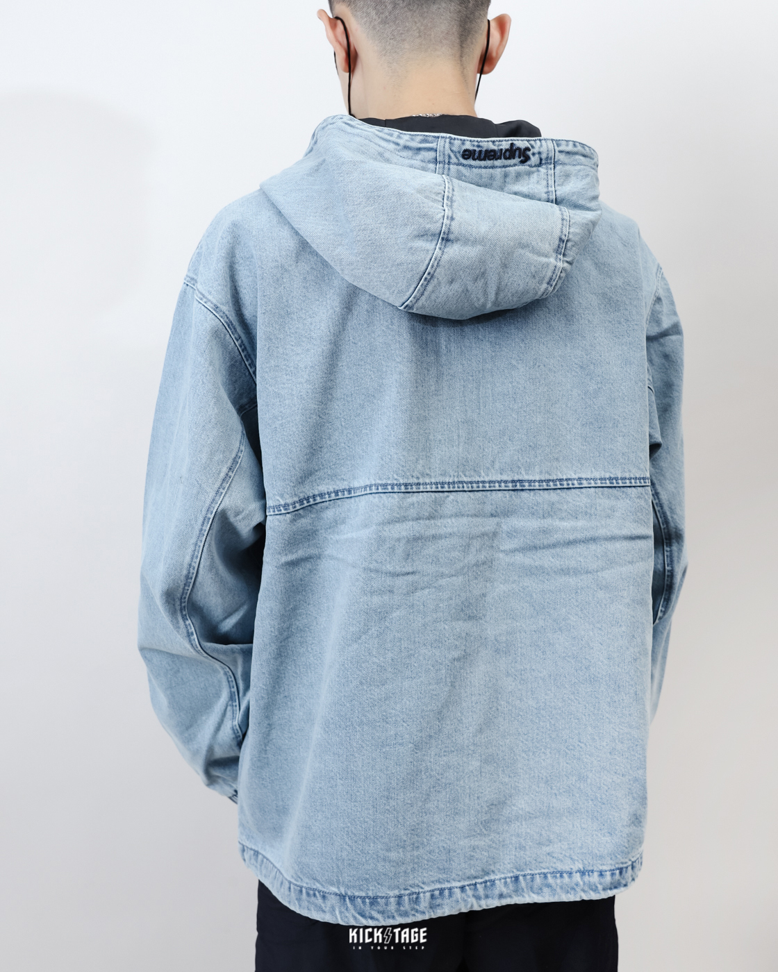 Supreme x Nike ACG Denim Pullover 連帽衝鋒衣夾克半開襟外套