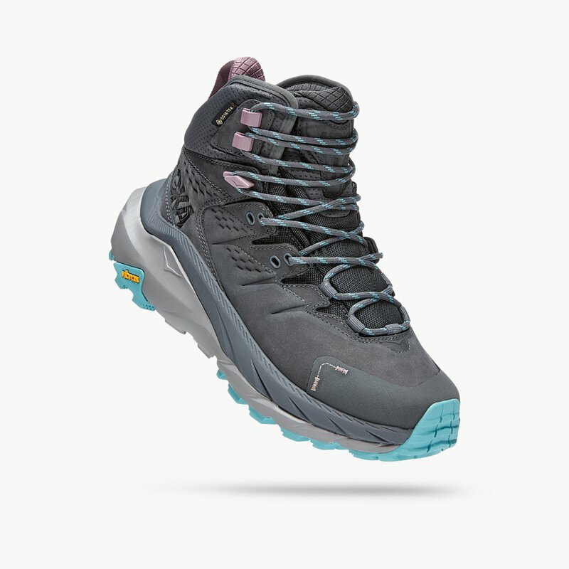 HOKA ONE ONE Kaha 2 GTX 女 登山鞋 城堡岩灰/黛藍