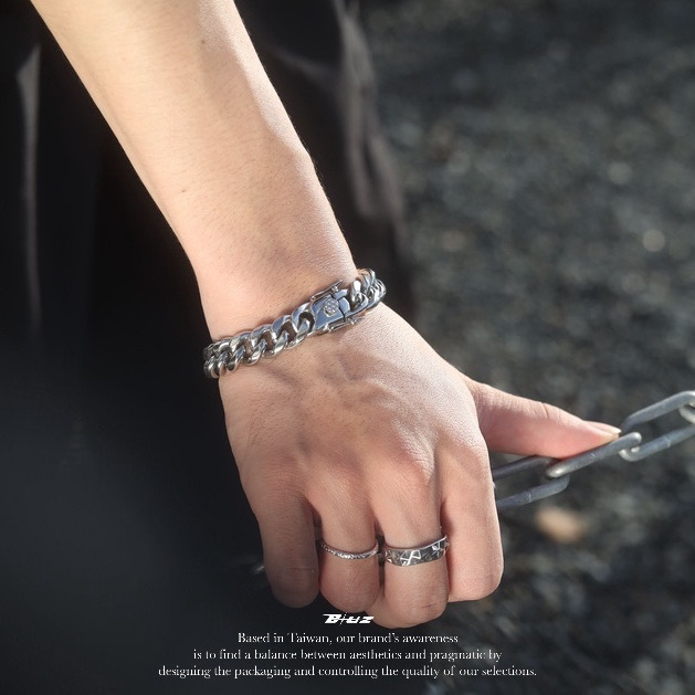 【BLUZ】316L 古巴手鍊