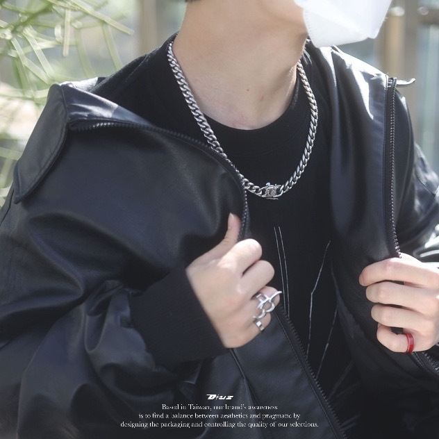 【BLUZ】316L 龍頭扣古巴項鍊