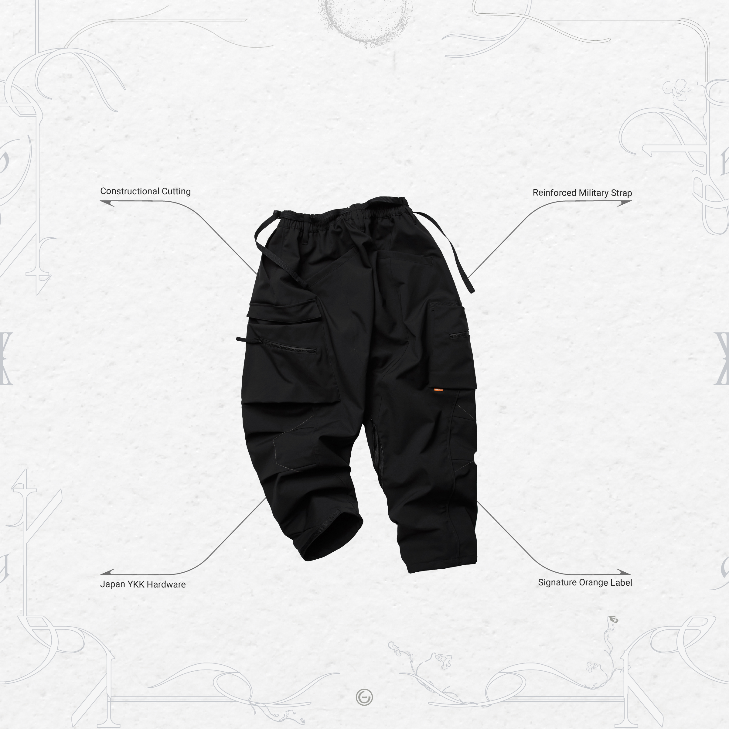 パンツ Goopimade 6H 3D'S Torque-G Cutting Pants VI-X1T - 3D'S “Torque-G” Cutting Pants - Black