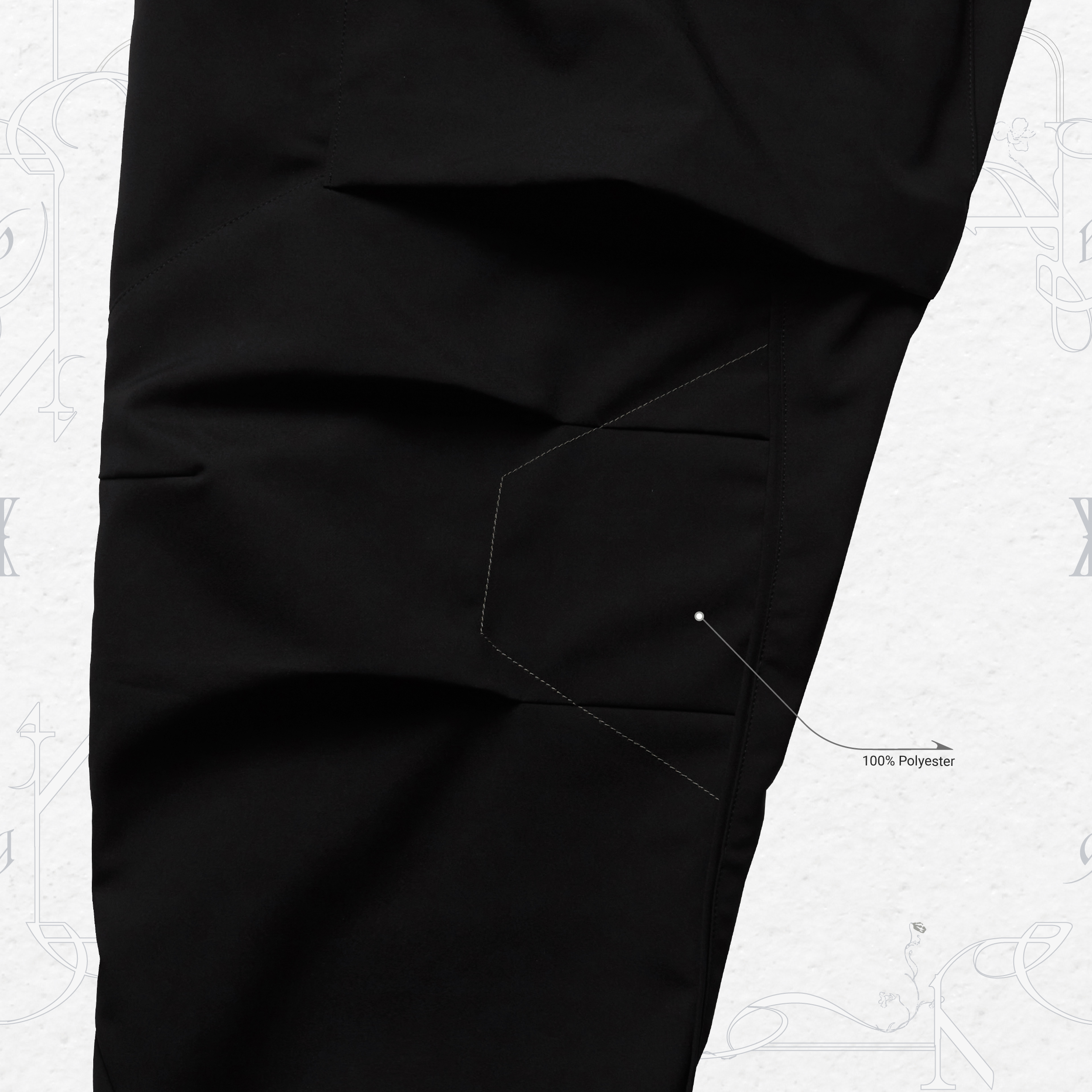 VI-X1T - 3D'S “Torque-G” Cutting Pants - Black