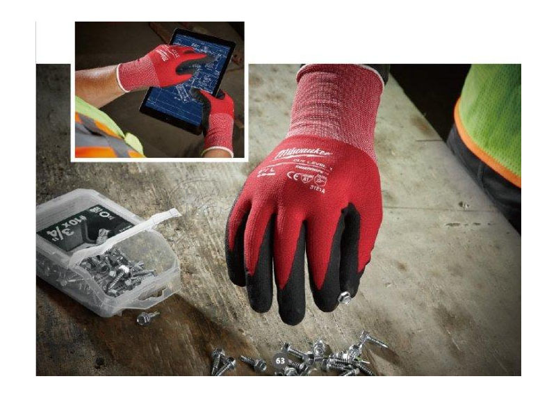 ＊中崙五金【缺貨中】(來電/店優惠價) 美沃奇 A1防刮手套 (L) 耐磨 防滑 舒適 透氣 48-22-8902