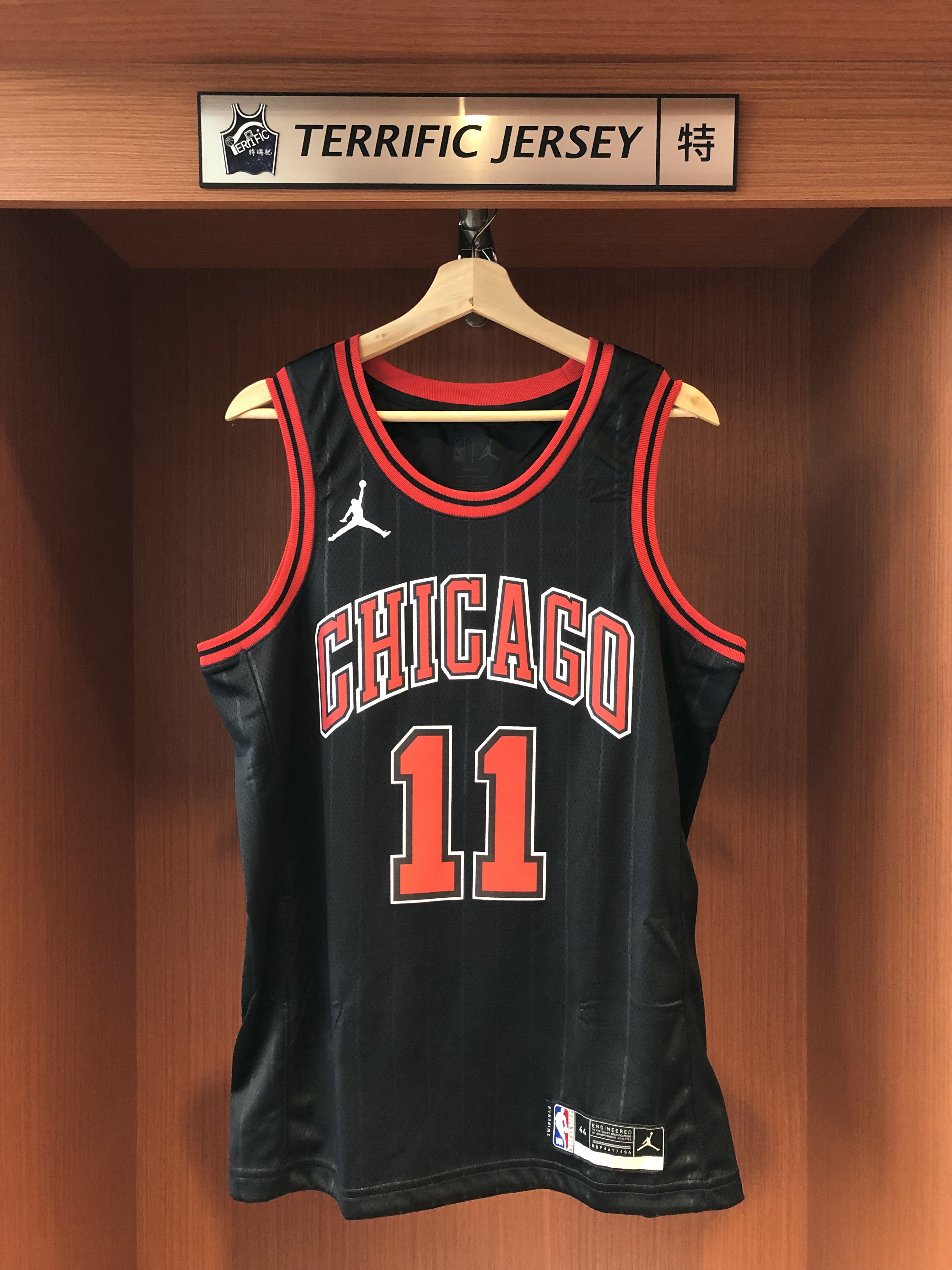 NBA球衣 Demar Derozan 芝加哥公牛黑條紋 Statement Jordan Swingman 球迷版 熱轉印 全新