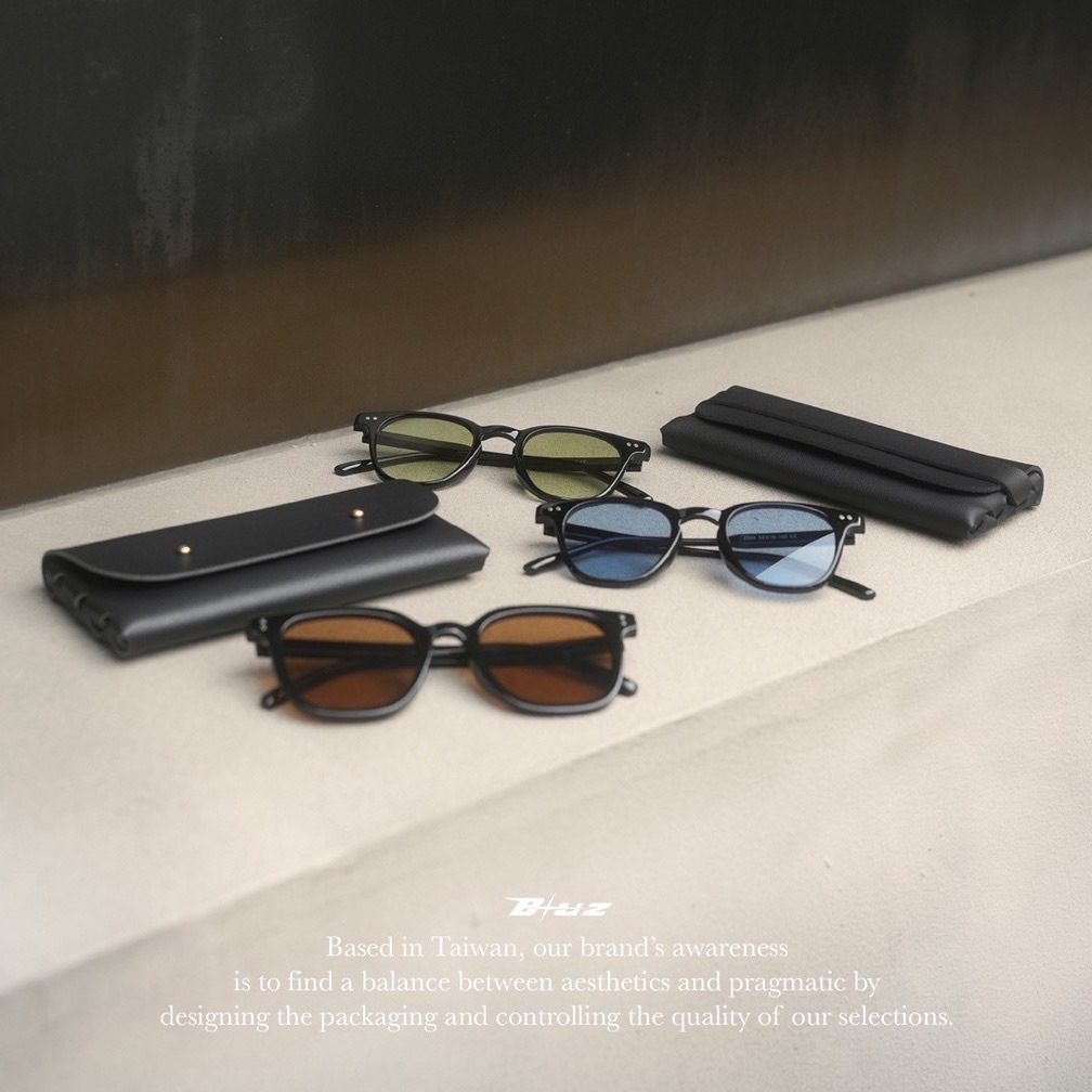 【BLUZ】 Retro Vintage Sunglasses 五色 墨鏡 太陽眼鏡 漸層