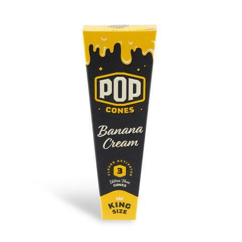 POP CONES PRE-ROLLED CONES WITH FLAVOR TIP - KING SIZE 3PK