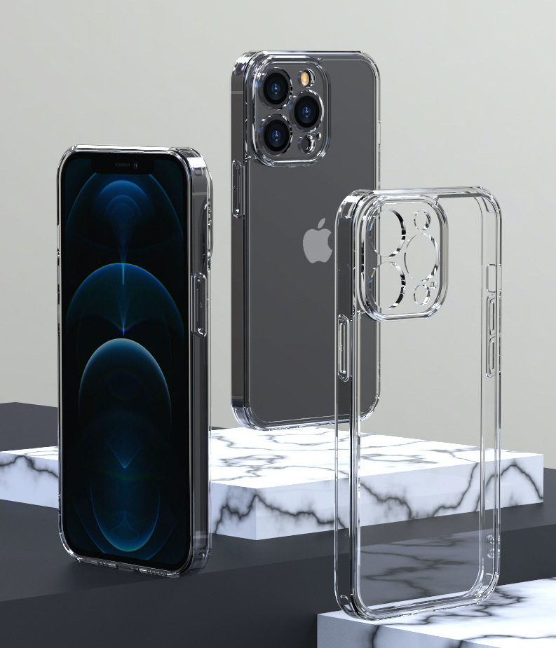 美型透明『玻璃盾』【軟邊防摔/9H鋼化玻璃背部/輕薄防指紋 】iPhone 14系列13系列 12系列11系列/SE/ Xr / Xs Max / X / Xs /7/8/7+/8+