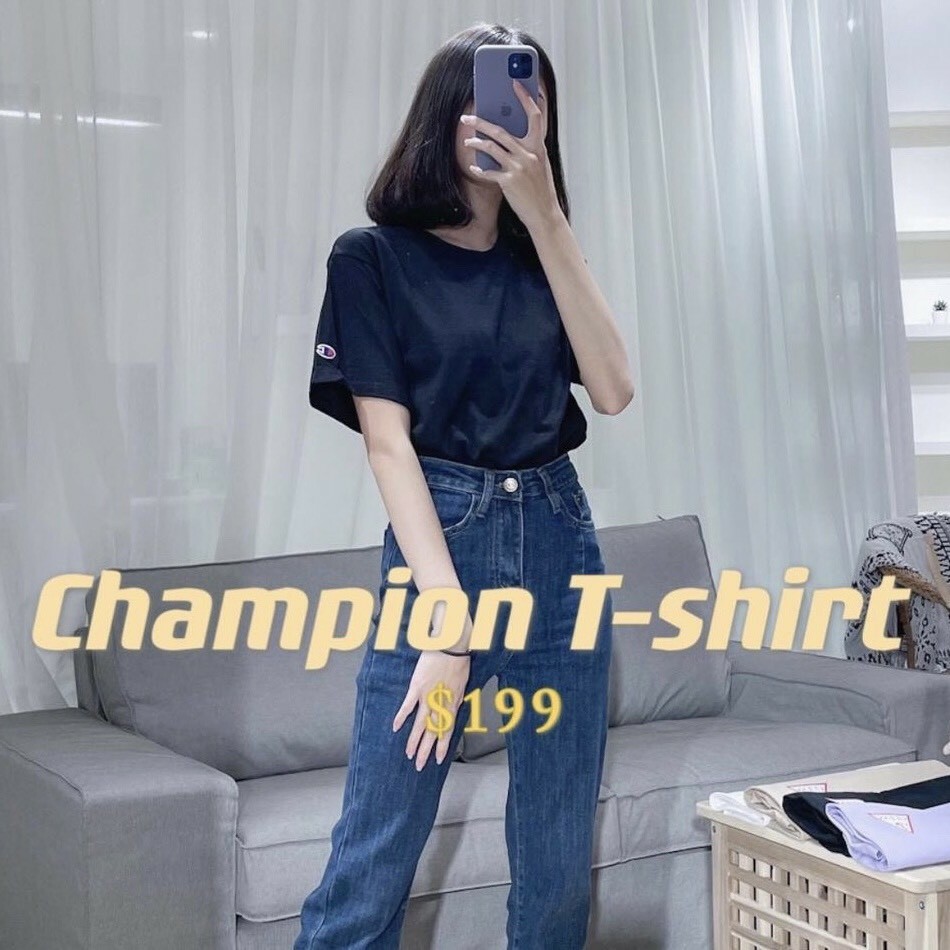 Champion T425 短T 短袖 6.1oz 素T 側標短T 現貨高磅短T