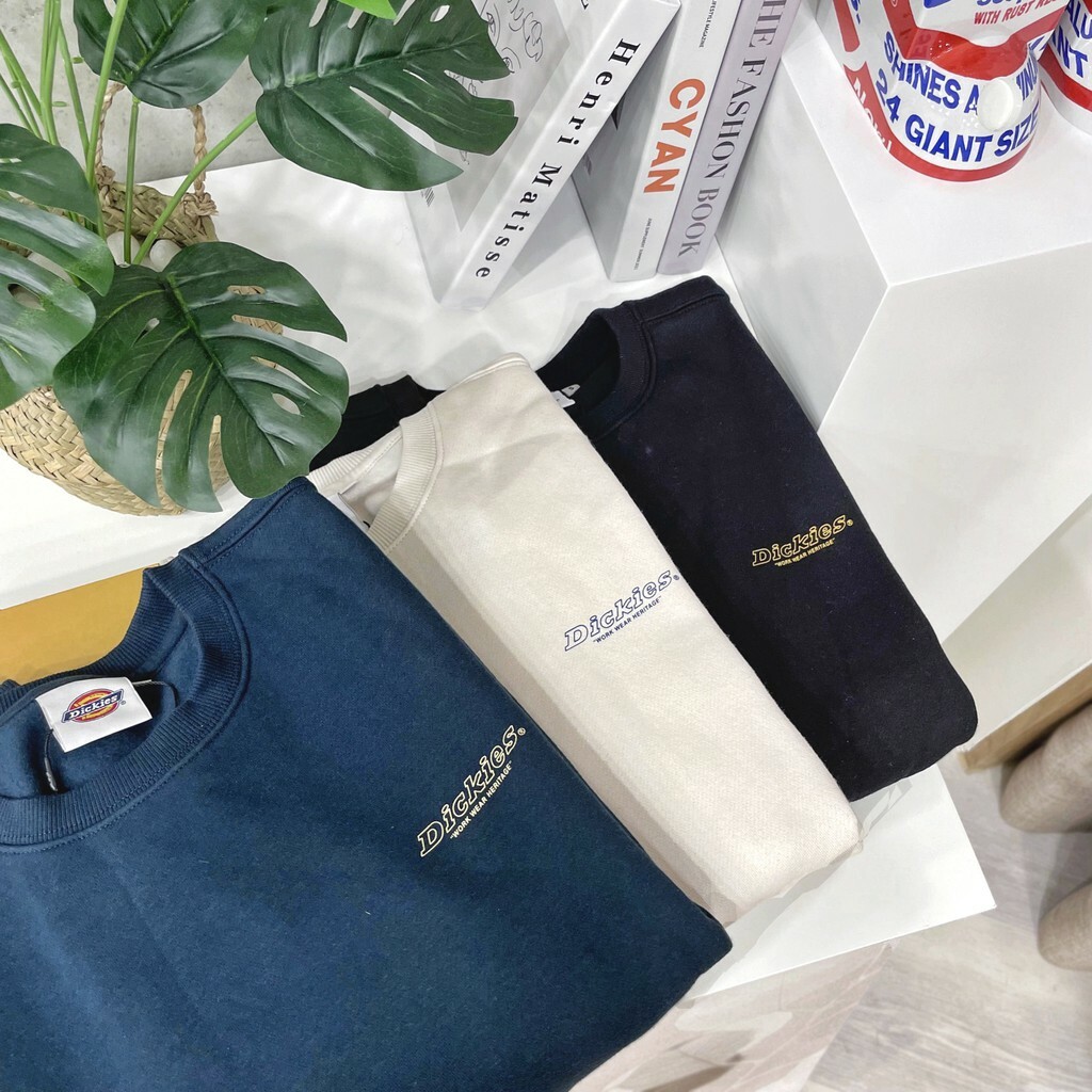 Dickies簍空小標大學T  內刷毛 鋪棉 簍空 經典小標 小字標 多色款 大學T