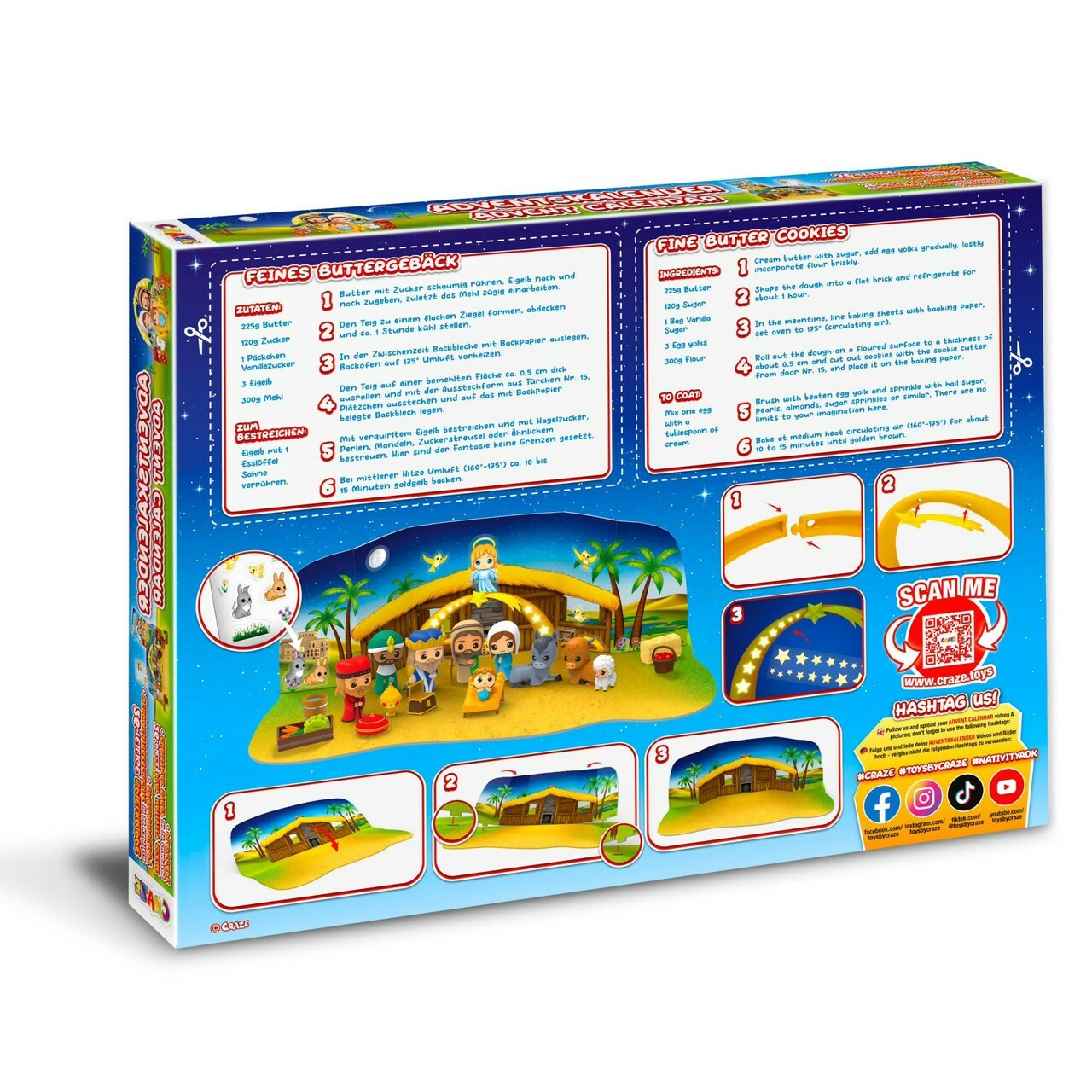 德國CRAZE戳戳樂降臨曆 耶穌誕生