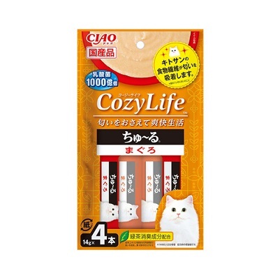 CIAO CozyLife系列 吞拿魚醬 (14gx4支裝)【$100 X 7 包】【可混合其他口味】