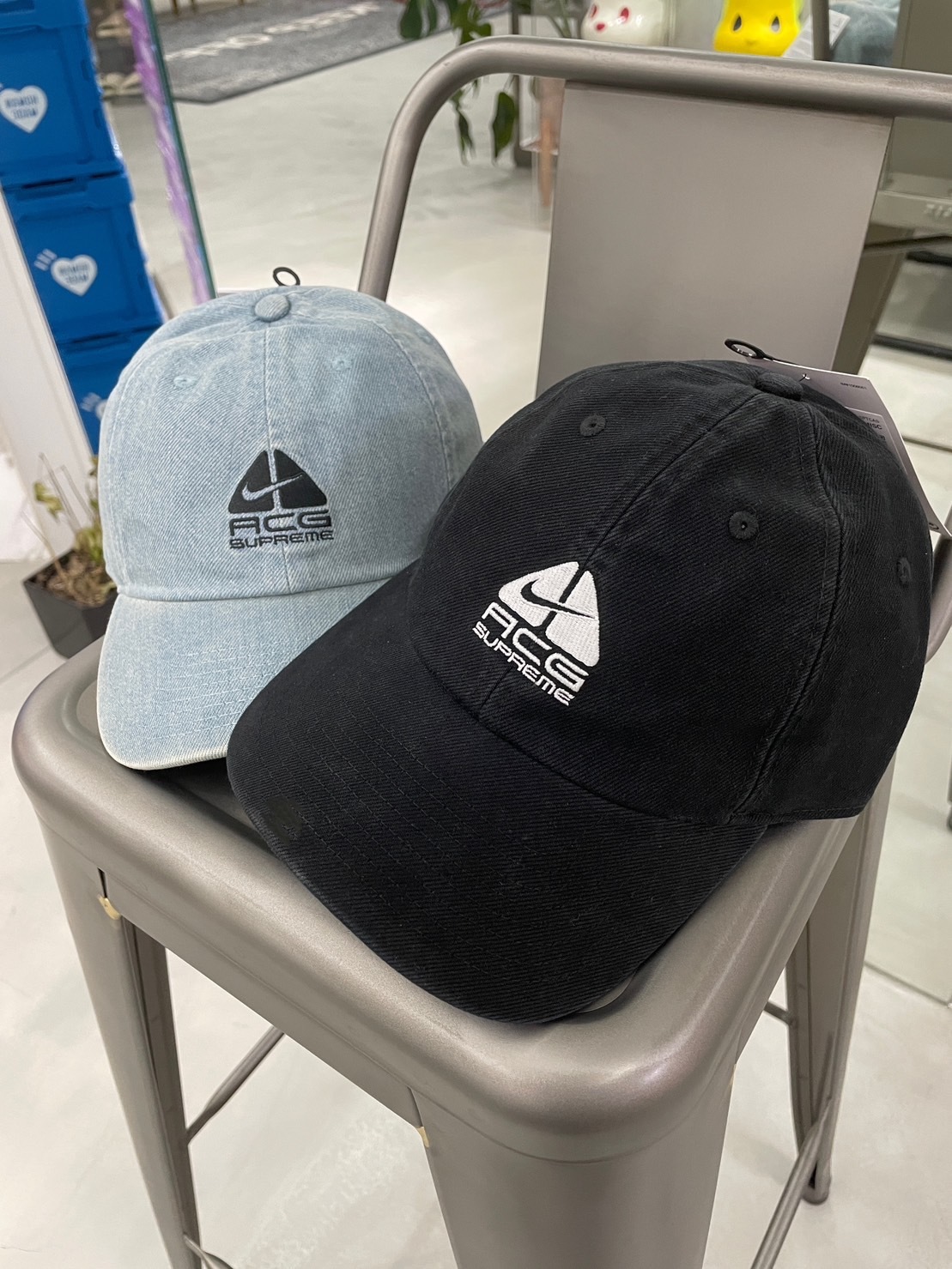 今月中値下げします Supreme Nike ACG Denim 6-Panel Black 帽子 | www