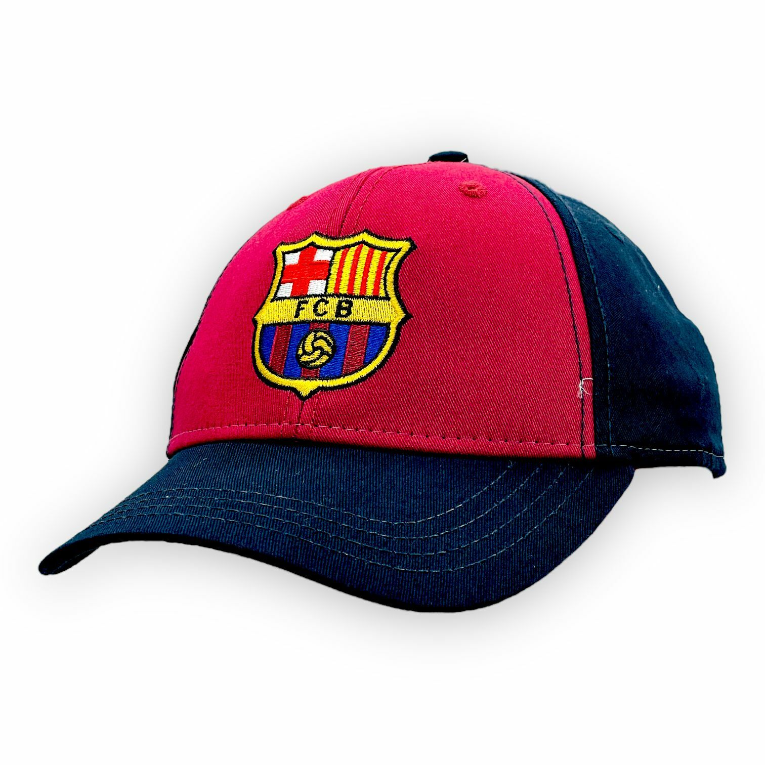 巴塞隆拿棗紅色深藍帽